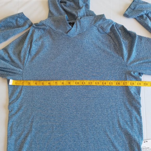 Lululemon  Heathered Regatta Blue Drysense hoodie Size Medium NWT - Picture 6 of 12